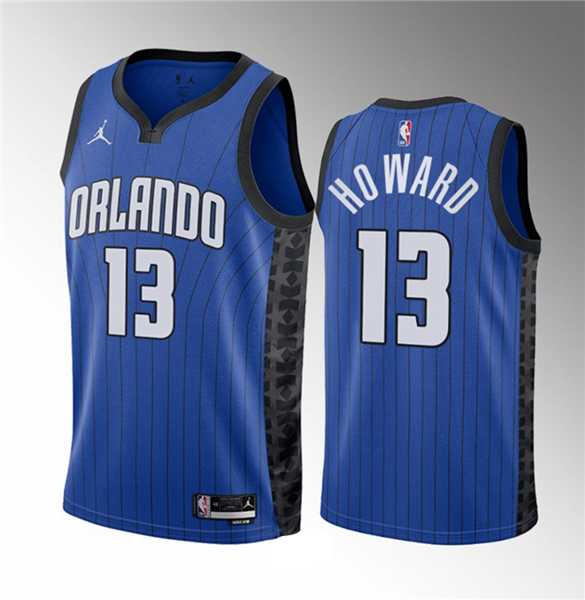 Mens Orlando Magic #13 Jett Howard Blue 2023 Draft Statement Edition Stitched Basketball Jersey->orlando magic->NBA Jersey